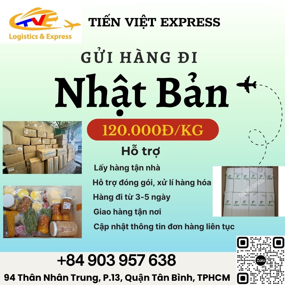 Gửi hàng đi Nhật Bản  - Tiến Việt Express